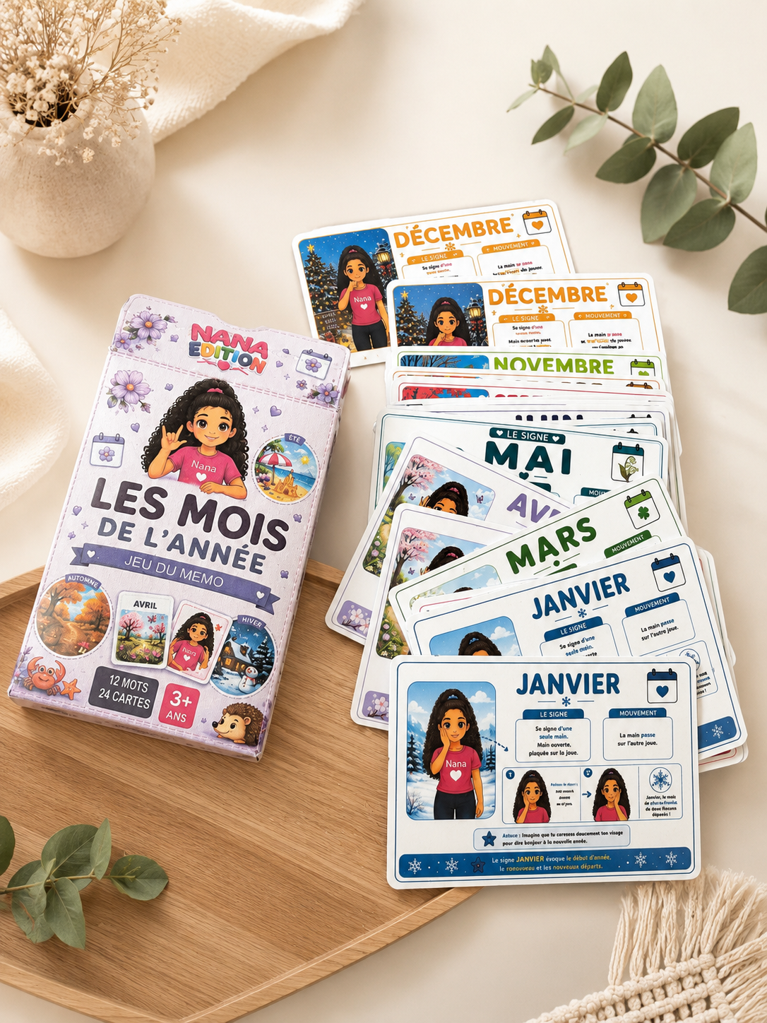 JEU MEMO "LES MOIS DE L'ANNEE"