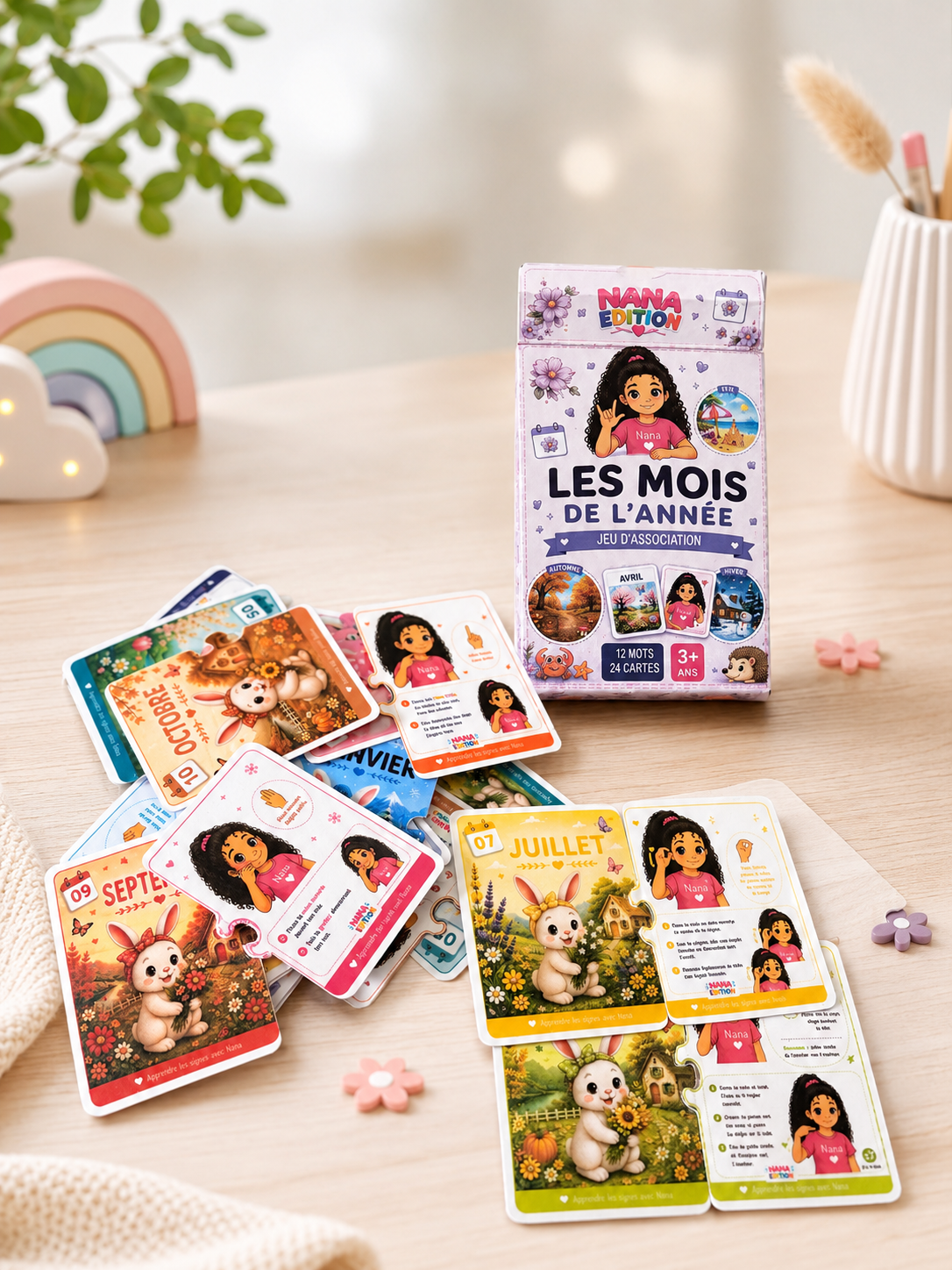 JEU D'ASSOCIATION "LES MOIS DE L'ANEE"