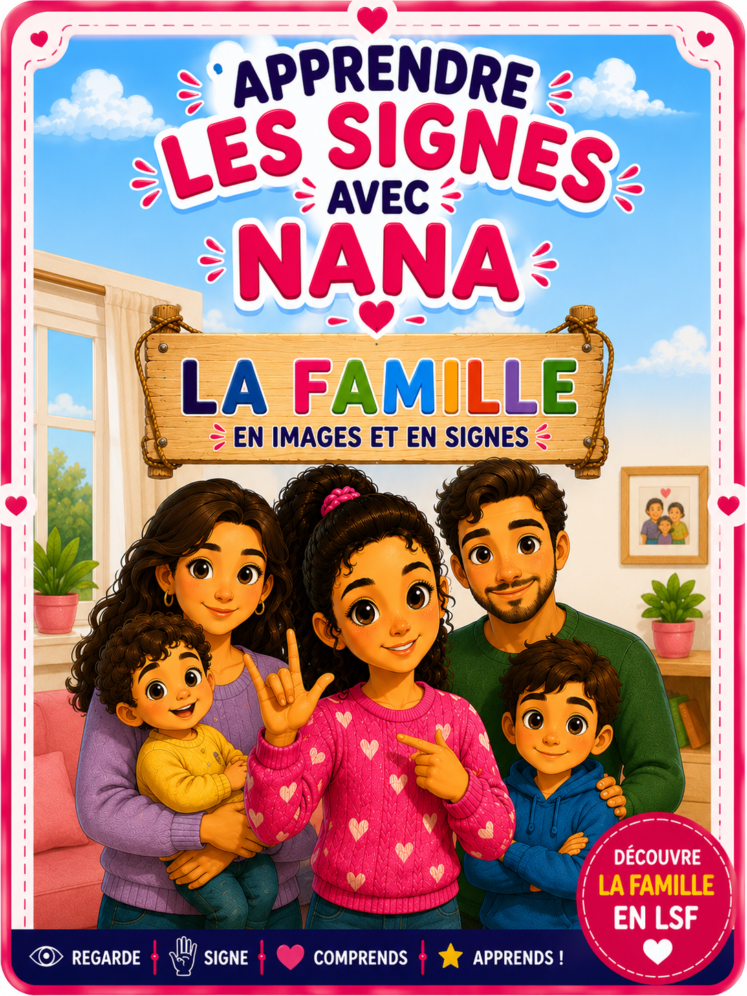 "APPRENDRE LES SIGNES AVEC NANA" LA FAMILLE