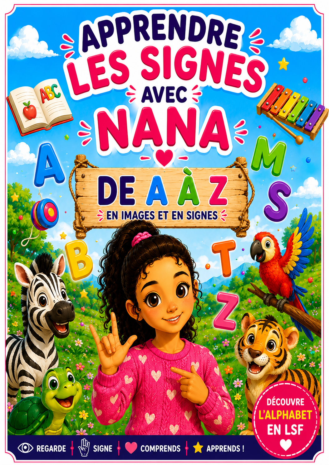 "APPRENDRE LES SIGNES AVEC NANA" L'ALPHABET
